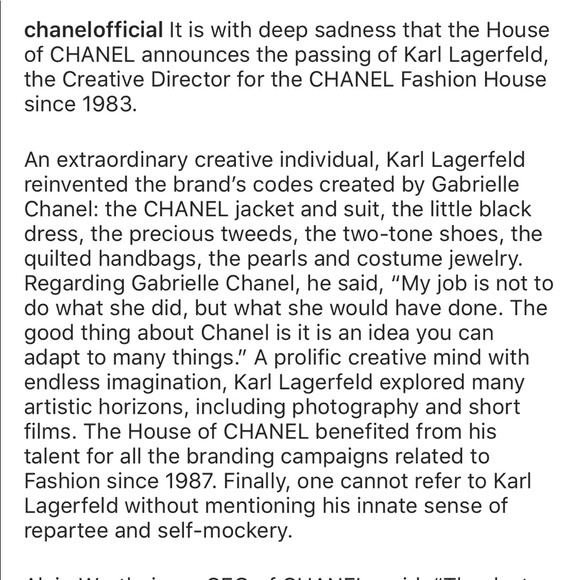 Just sharing! RIP Karl Lagerfeld 🙏🏻 - Picture 4 of 4